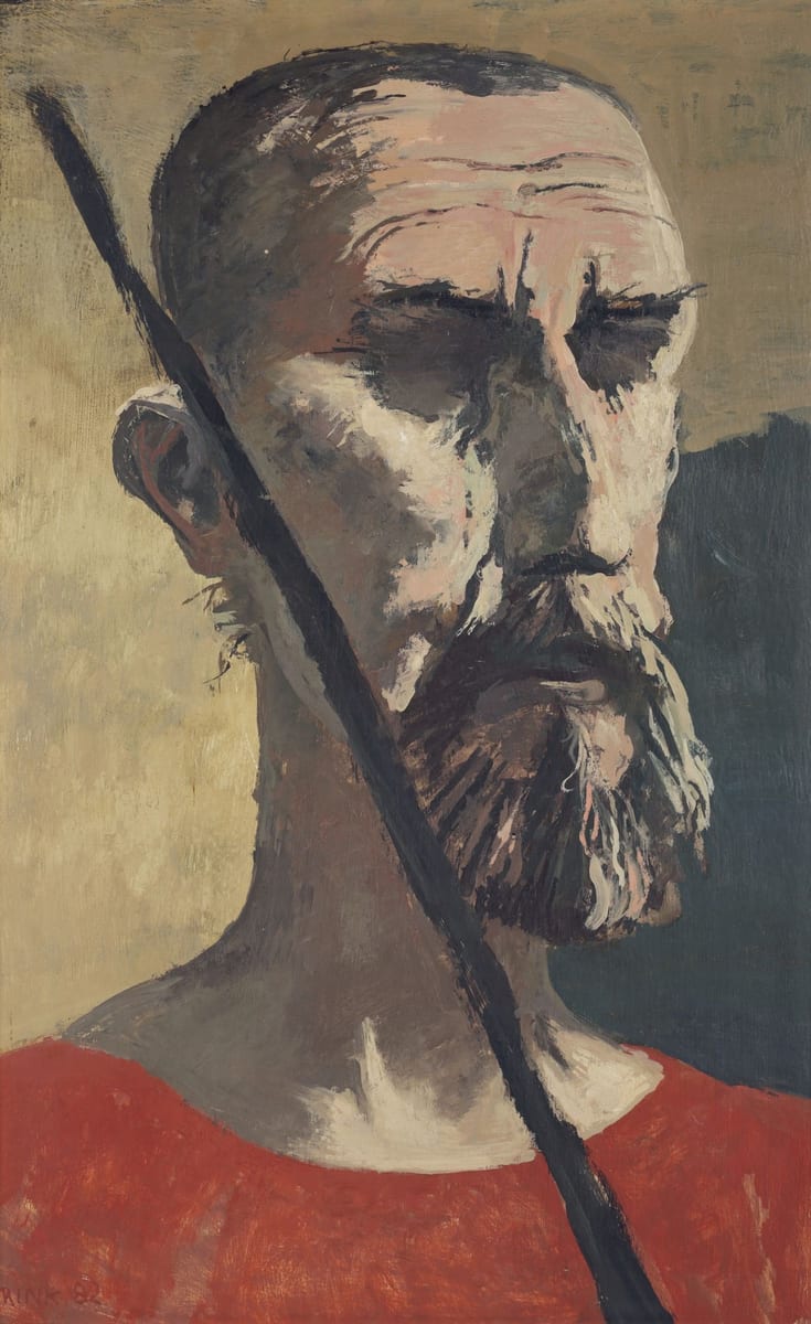 Arno Rink: Selbstbildnis, 1982